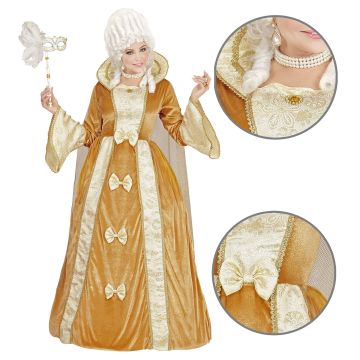 Venetian Dress with Cape for Ladies