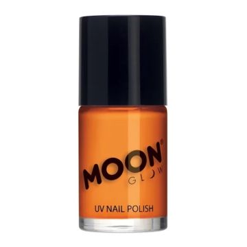 Neon UV Nail Polish Intense Orange 14 ml Moon Creations