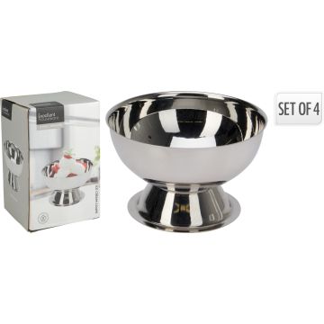 Stainless Steel Ice Bowls, Set of 4