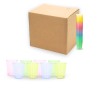 3 cl plastik shotglas 100x farvet genanvendelige