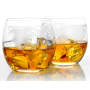 Whisky Decanter Globe With Glasses