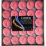 Pink Candle Lights 50 pcs