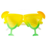 Tropical Summer Sunglasses-Yellow Drink