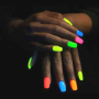 Luminescent Nail Polish Green