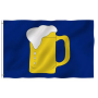 Banner with beer print