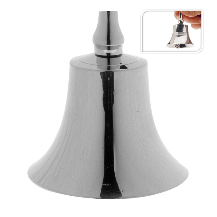 Table bell aluminium - 11x5.5 cm