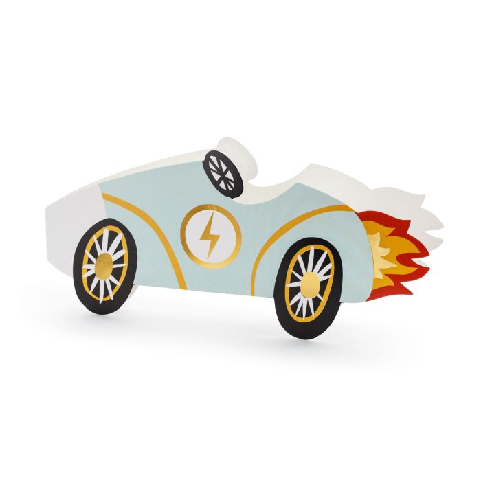Invitation cards with car design 6x - 18.8x8.4 cm