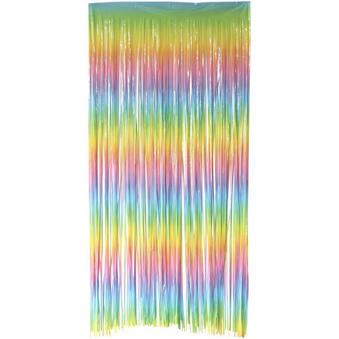 Rainbow Glitter Curtain - 100 x 200 cm