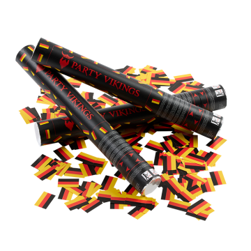 Germany confetti tube 40 cm PartyVikings Rectangular confetti