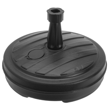 Black parasol base for 18-32 mm poles - 13 L