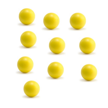 Yellow table footballs international 10x