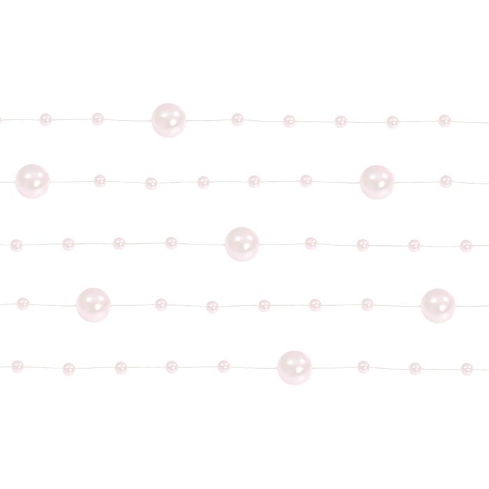 Light Pink Pearl Garland 5x - 1.3 meters