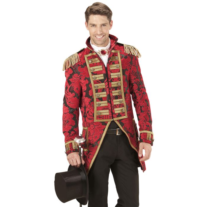 Red Gala Jacket with Gold Trim