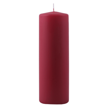 Pillar Candle Ruby Red 1x - 6x18 cm