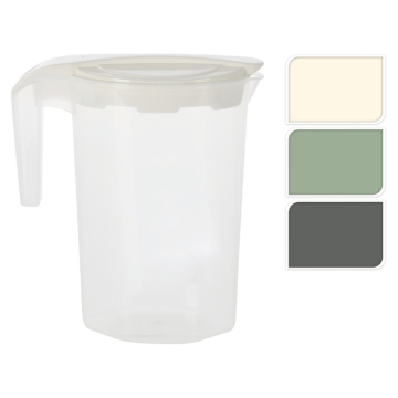 Jug pitcher with lid assorted - 1750 ml