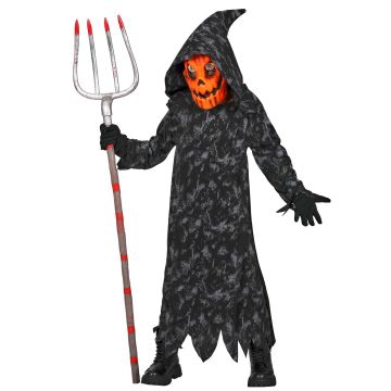 Pumpkin Skeleton Costume for Boys