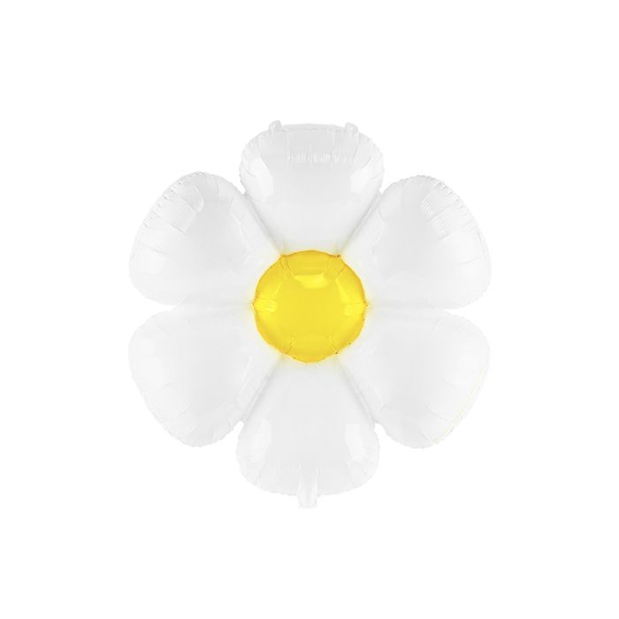 White Flower Foil Balloon - 103 cm
