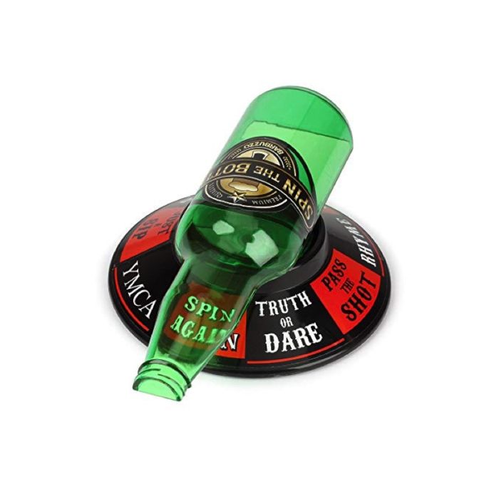 Spin the bottle drinking game