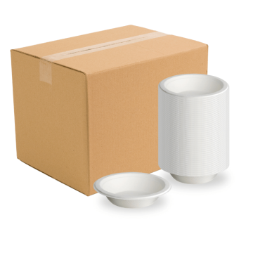 400 ml bowls 200x biodegradable