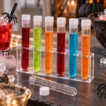 Test Tubes 6x with stopper for drinks 13 ml