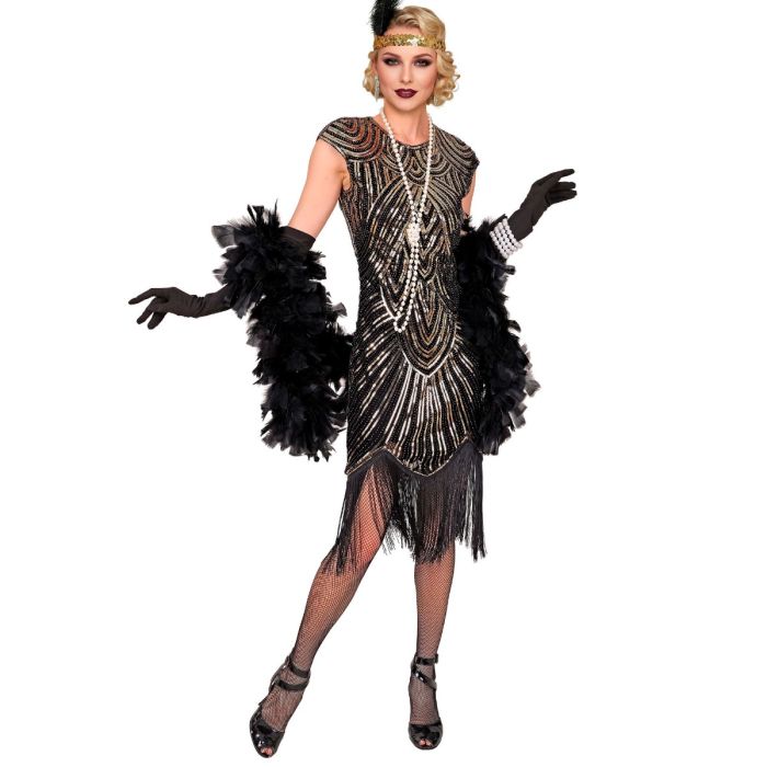 Ladies' Flapper Gatsby Dress, Gold