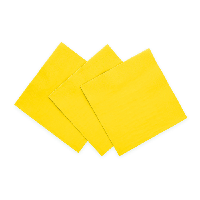 Yellow Napkins 20x - 33x33cm