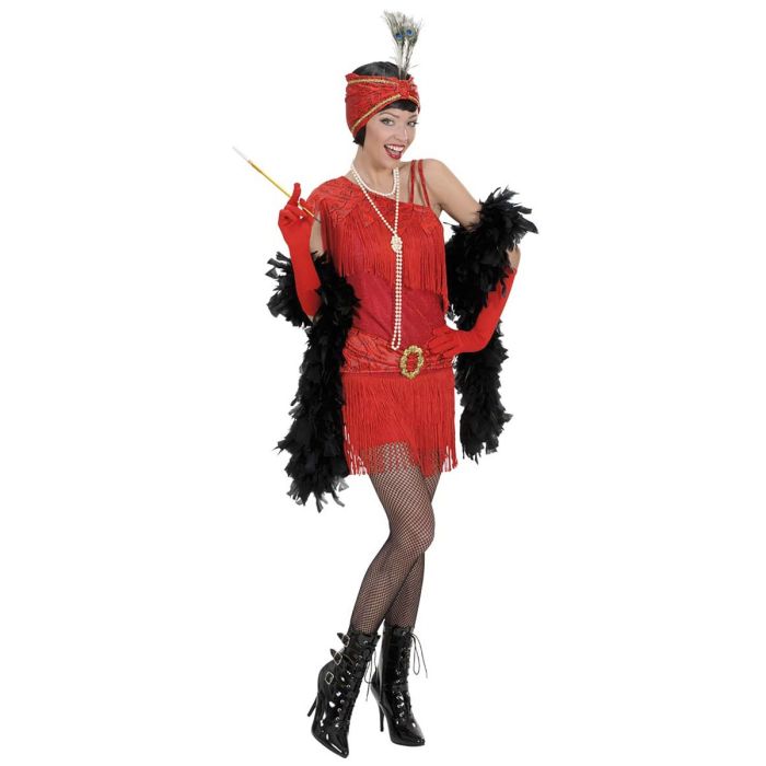 1920s Flapper Costume with Headpiece