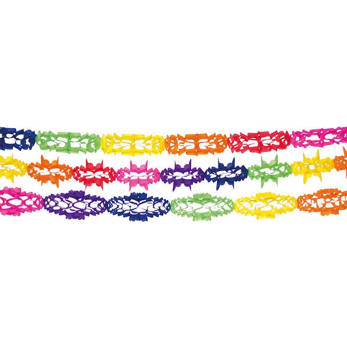 Multi-coloured garland set 3x - 4 m