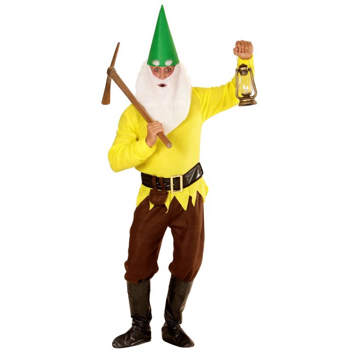 Santa Costume for Men in Yellow