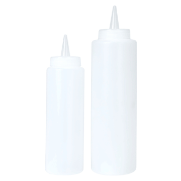 Plastic squeeze bottles 2x - 250/400 ml