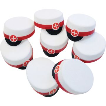 Mini Graduation Cap Red 8x - 2.5 cm