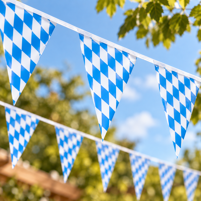 Oktoberfest flag garland - 10 meters