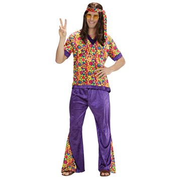 Velvet Hippie Costume for Men