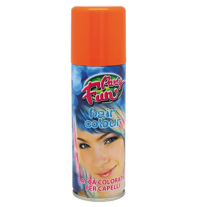 Coloured hair spray 125 ml orange