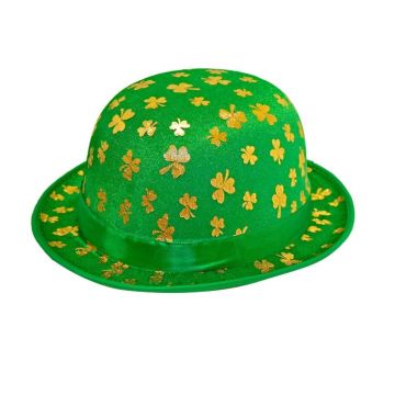 St. Patrick's Bowler Hat With Clover