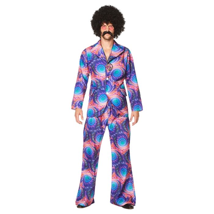 Psychedelic hippie costume