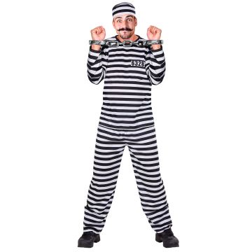 Classic Prisoner Costume for Men