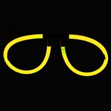 Glow stick glasses yellow - onesize