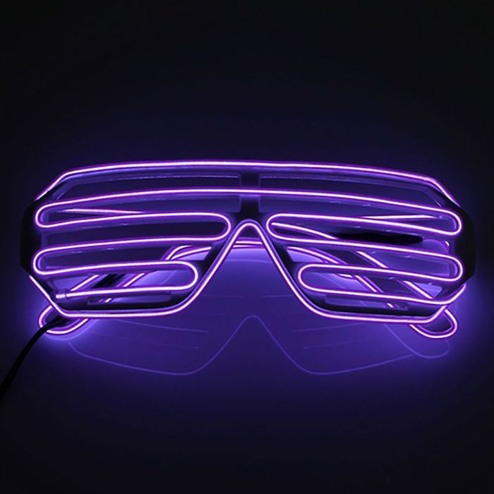 Purple LED Glasses