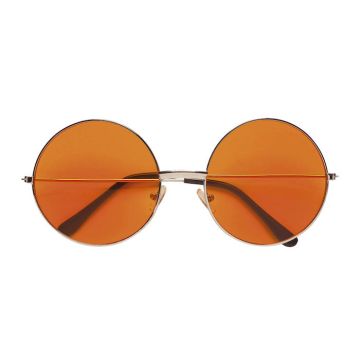 Neon round sunglasses red - onesize