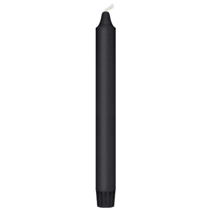 Black Candle 8x - 24 cm
