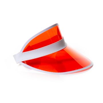 Red sun visor - onesize
