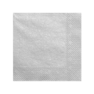 Silver napkins 20x - 33x33 cm