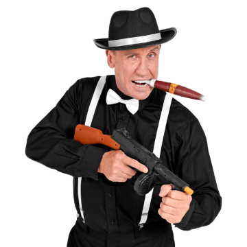 Gangster costume set - 4 pieces