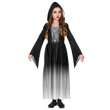 Gothic Lady costume in grey for girls