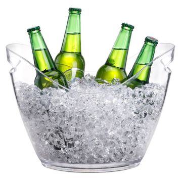 Clear Ice Bucket Champagne Bowl 8 Litres