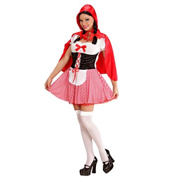 Little Red Riding Hood Costume with Corset for Women