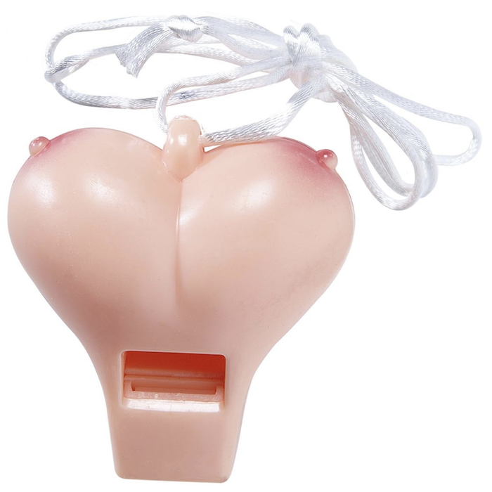 Breast Whistle with String
