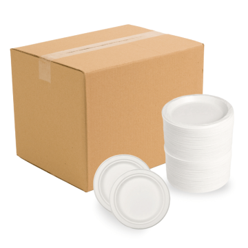 22.5 cm Plate 400x Biodegradable