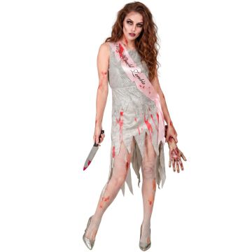 Zombie Beauty Queen Costume